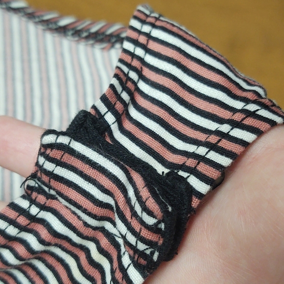 *DONATING 9/1/2025* GAZE Striped Bodysuit Size XS - Picture 3 of 7